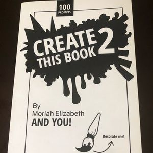 NEW Moriah Elizabeth (youtuber)Create This Book 2